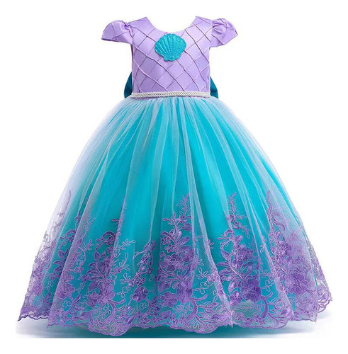 Vestidos De Princesa Ariel De La Sirenita Para Niña