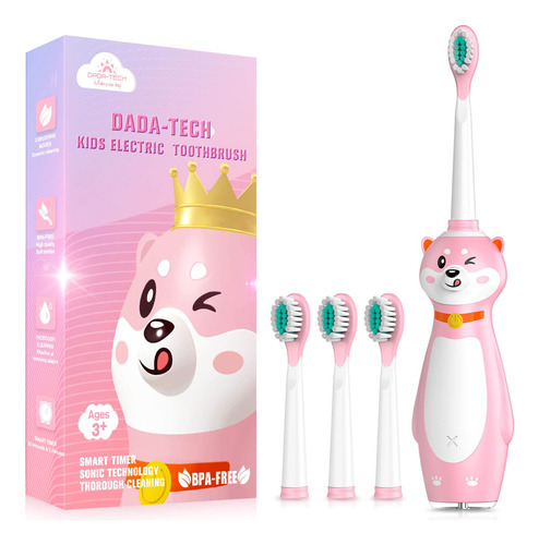 Dada-tech Cepillo De Dientes Elctrico Recargable Para Nios,