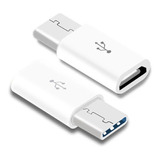 Adaptador Micro Usb Femea Para Usb-c Macho 