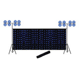 Estante P/ Iluminação Dj+suporte P/ Cortina De Led+bag