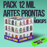 Pack Artes Pronta Para Canecas Sublimação +mockups Editaveis