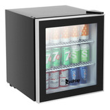 Mini Refrigerador Bar Puerta De Vidrio 60 Latas Frigobar 