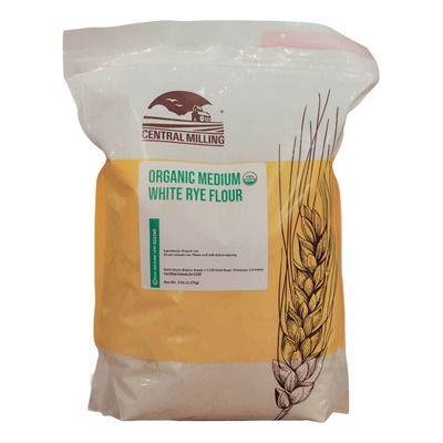 Central Milling Organic Medium White Rye Flour 2.27kg | Envío gratis