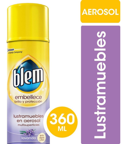 Blem Lustramuebles Lavanda Aerosol X360cm3 - 3 Unidades