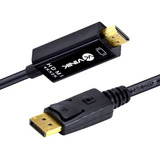 Cabo Displayport Para Hdmi 2.0 4k Ultra Hd Blindado 2 Metros