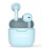 Audífonos Earphones Mini Pod Touch Fiddler Colors Celeste