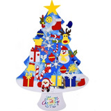 Arbol De Navidad De Fieltro. Para Colgar, Decorativo, Niños