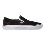 Tenis Vans Slip-on Black/white 0eyeblk Classics