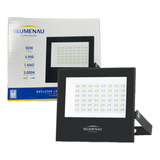 Kit 2 Refletor Led 50w Branco Quente 3000k Ip66 Luz Amarela