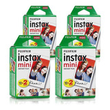 Filme Instax Mini Instantâneo Fujifilm - Kit 80 Fotos