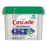Cascade Platinum Detergente Para Lavavajillas 48 Pzas