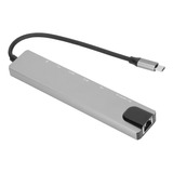 Adaptador Ethernet Usb C, Hub 8 En 1, 87w, 4k Hd, Alta Resol