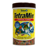 Alimento Peces Tetra Min Tropical Flakes Escamas 62 Gramos