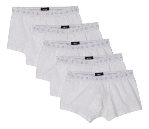 Paquete De 5 Boxer Trunk Hugo Boss 50453602 Original