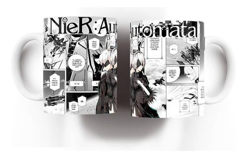 Nier: Automata Taza Anime Taza Personalizada Mod 2, 2b, 9s
