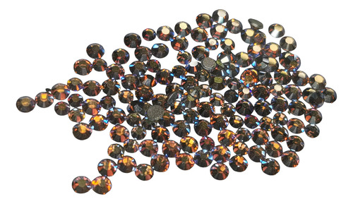 Cristal Original Swarovski 2028 Color Topaz Ab Tamaño 7ss