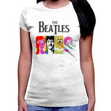 Camiseta Premium Dtg Rock Estampada The Beatles