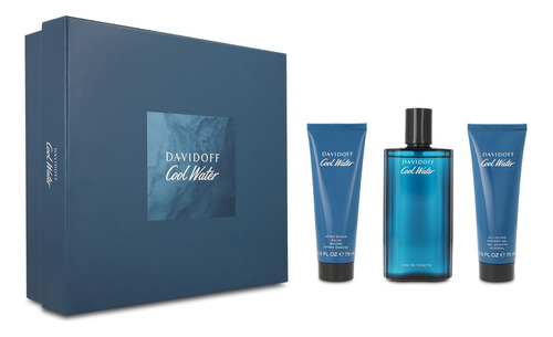 Davidoff Set Cool Water Edt 125ml + After Shave + Gel Ducha