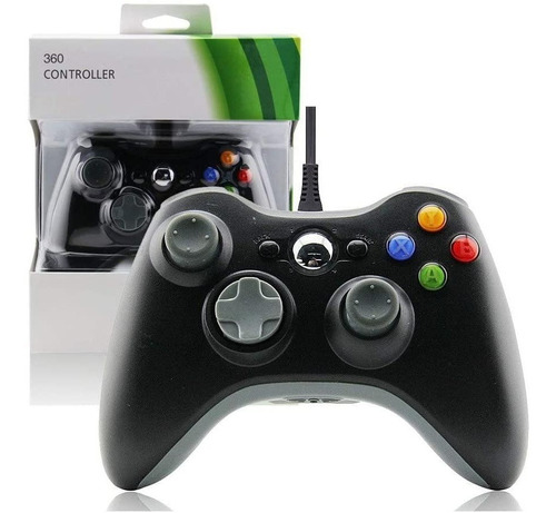 Controle Para Xbox 360 Pc Com Fio Joystick Manete X360 Game
