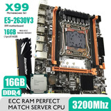 Kit Placa Mãe X99 + Xeon E5 2630 V3 + 16 Gb Ram Ddr4