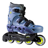 Patins Inline Recreação Traxart Spectro Azul - 72mm Abec-5