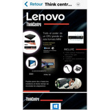 Lenovo Thinkcentre M910q Tiny Core I7 8gb 1 Tb Win 10 Pro