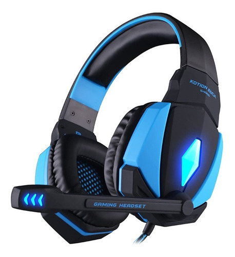 Audífonos Diadema Cascos Gamer  Pro  G4000 Con Microfono  