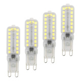 4x G9 Bombilla Led Tipo Mazorca 7w 220v Cálido Regulable