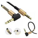 Cable Audio Auxiliar Espiral Conector Plug Jack Mp3 Parlante