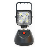 Reflector Led Portatil Mod 2076 Recargable 15w Iman Ip67 Rescate Camping Seguridad 