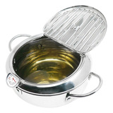 Komong Tempura Freing Freing Pot 3.4l, 304 Pot De Freidora D