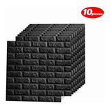 Pegatina Pared Patron Ladrillo Papel Tapiz 3d 35x38cm 10 Uds