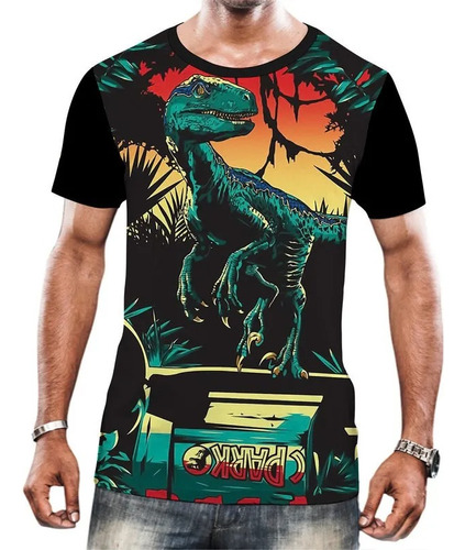 Camisa Camiseta Jurassic Park World Filme Arte Envio Hoje 05