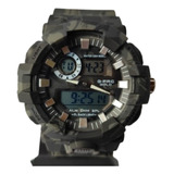 Reloj Camuflado  G-force Resistente  Para Hombre 