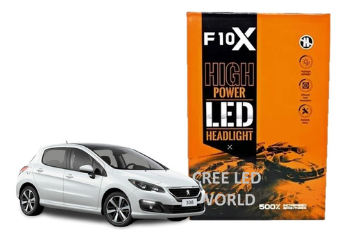 Luces Cree Led F10x Csp Peugeot 308 X2