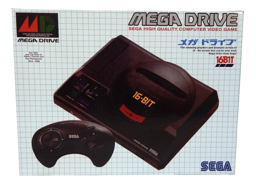 Caixa Vazia Papelão Mega Drive Japonês Para Reposição