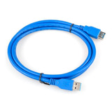 Cable Prolongador Usb 3.0 Macho Hembra Extension 1,5m Fast Color Celeste