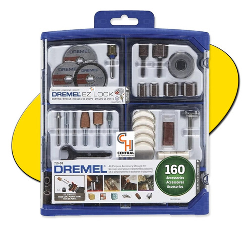 Kit Set Accesorios Minitorno Dremel 4000 3000 160 Piezas