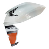 Cacha Deflector Tanque Izq Orig  Blanco Cb 250 New Twister