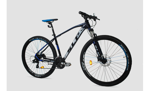 Bicicleta Mtb Slp 200 Pro Shimano 24v Freno Hidráulico Color Negro-azul Tamaño Del Cuadro M