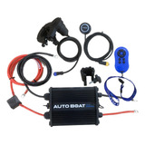 Controle S Fio Autoboat C/ Gps + Âncora  Para Motor Eletrico