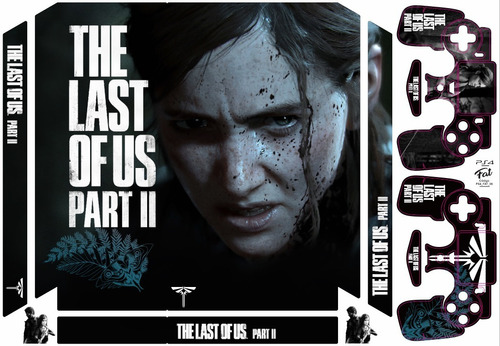 Skin Adesivo Playstation 4 Fat Ps4 The Last Of Us Part 2