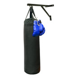 Saco De Boxeo 120cm Relleno + Soporte Pared + 1 Par Guantes