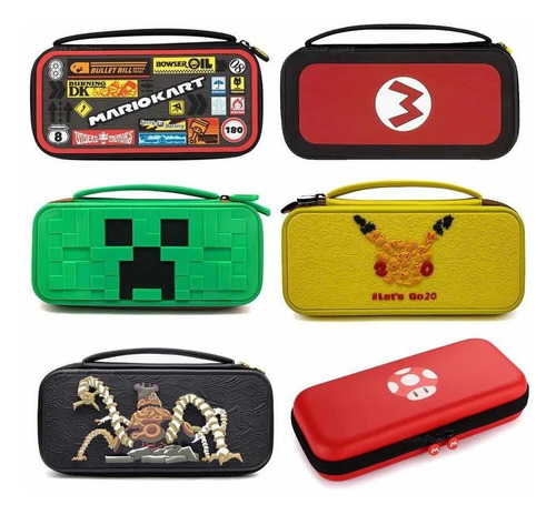 Estuche Funda Nintendo Switch Deluxe Travel Case Diseños