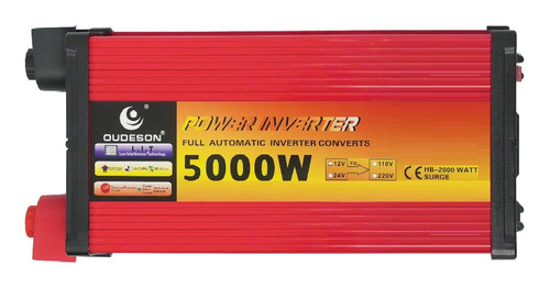 Inversor Potencia 5000 Watts Auto Panel Solar 12v 220vac