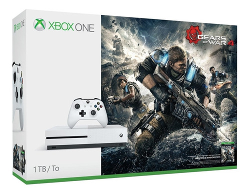 Microsoft Xbox One S 1tb Edición Gears 4 Consola De Juegos