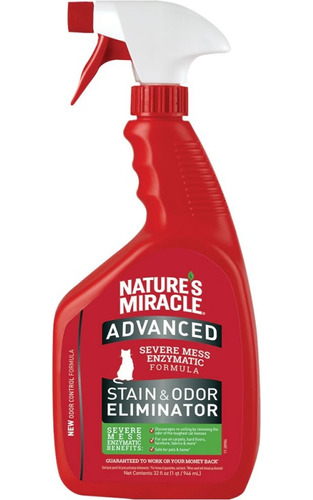 Natures Miracle Stain Odor Advanced Gato 946 Ml