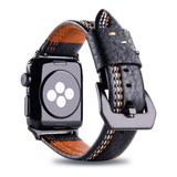 Pulseira De Couro Linha Para Apple Watch 8 45mm Series 8