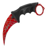 Faca Karambit Full Tang Lâmina Inox Anel Coldre