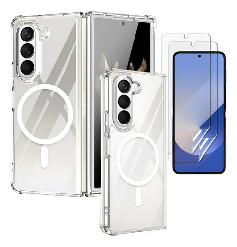 Funda Magsafe Para Samsung Galaxy Z Fold 6 Case +2 Mica | MercadoLibre
